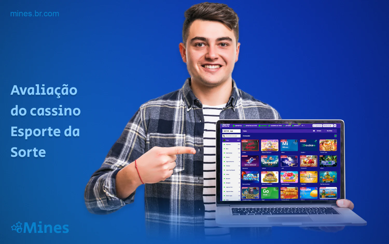 O cassino on-line Esporte da Sorte contém uma enorme coleção de diversos jogos, bônus generosos e muito mais