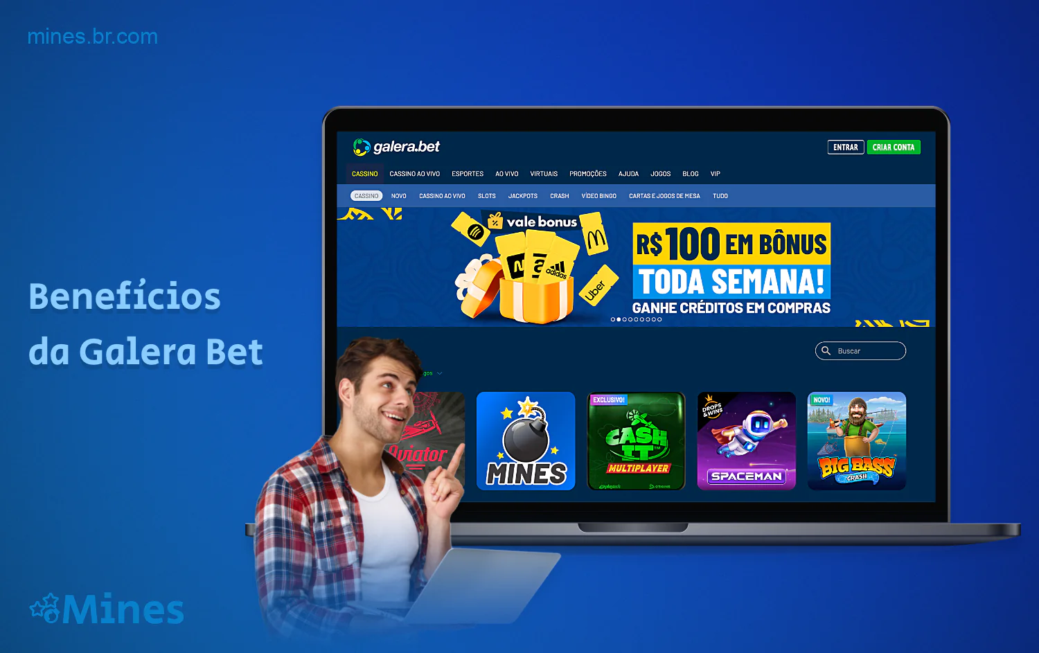 O cassino on-line Galerabet tem uma série de vantagens que todos os usuários do Brasil apreciarão
