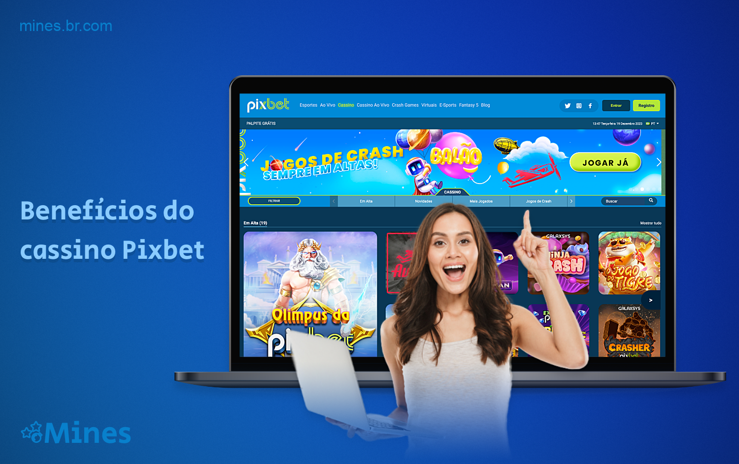 O cassino on-line Pixbet oferece uma série de benefícios para os usuários brasileiros
