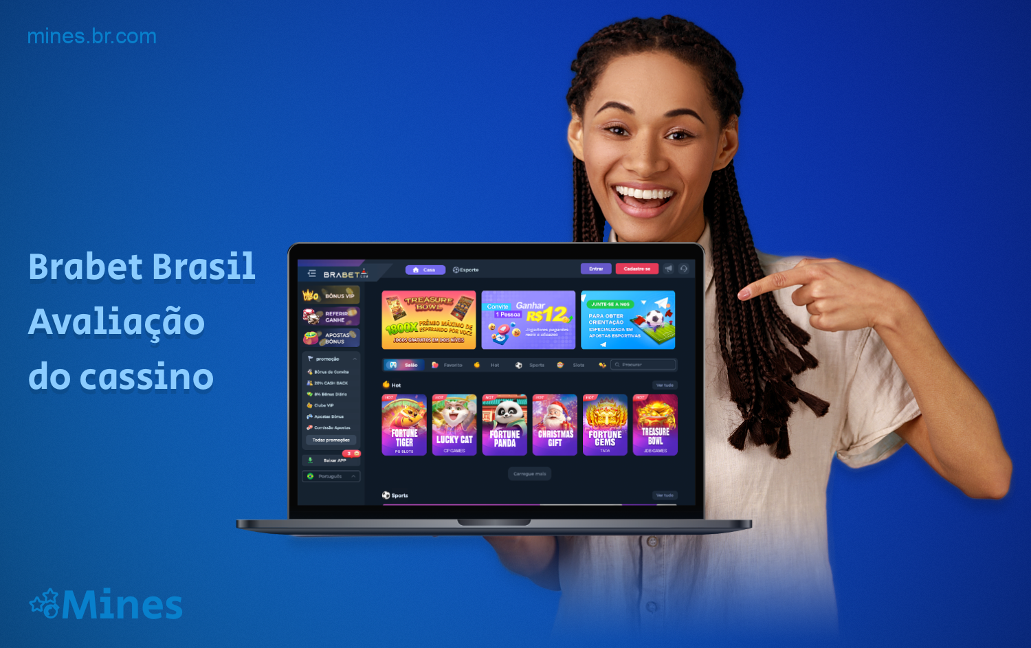 A plataforma Brabet oferece jogos de cassino online e ao vivo, apostas esportivas e muito mais para seus usuários brasileiros