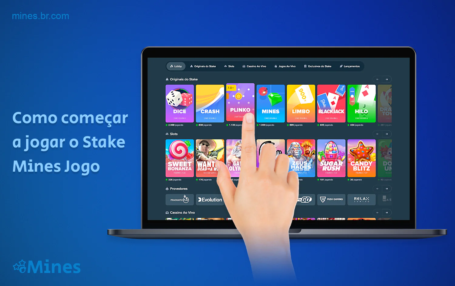 Para começar a jogar no Mines at Stake Casino, você precisa criar uma conta e recarregar o seu saldo