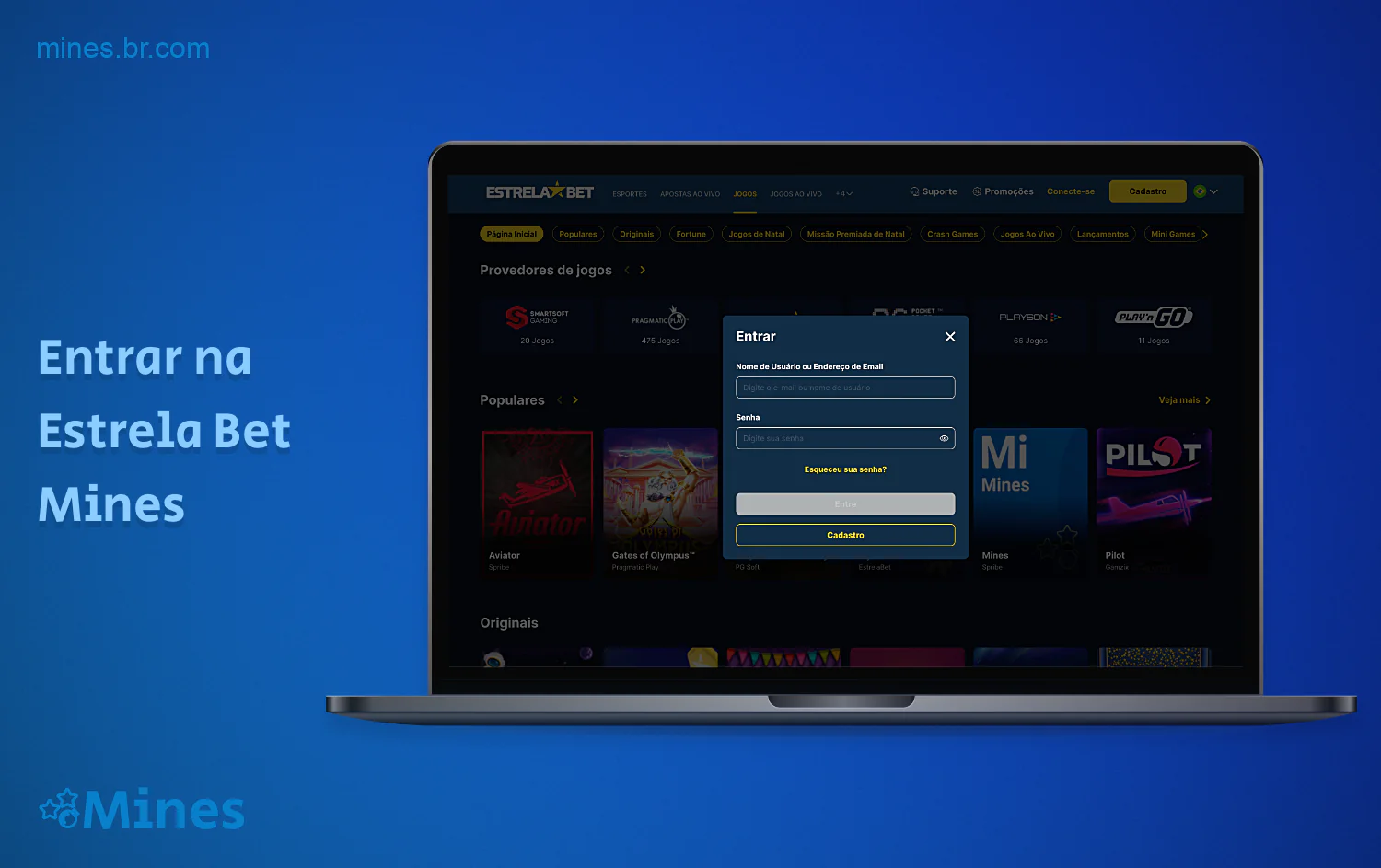 Para fazer login na sua conta Estrelabet, você deve usar os detalhes fornecidos durante o registro