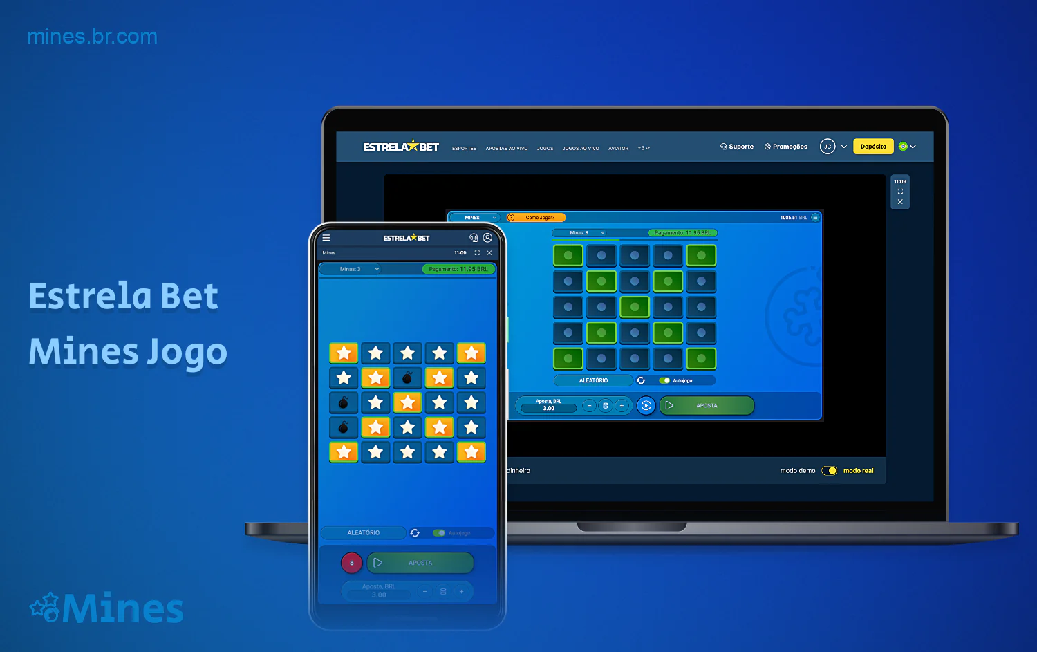 O emocionante jogo online Mines está disponível para os usuários da Estrela Bet do Brasil
