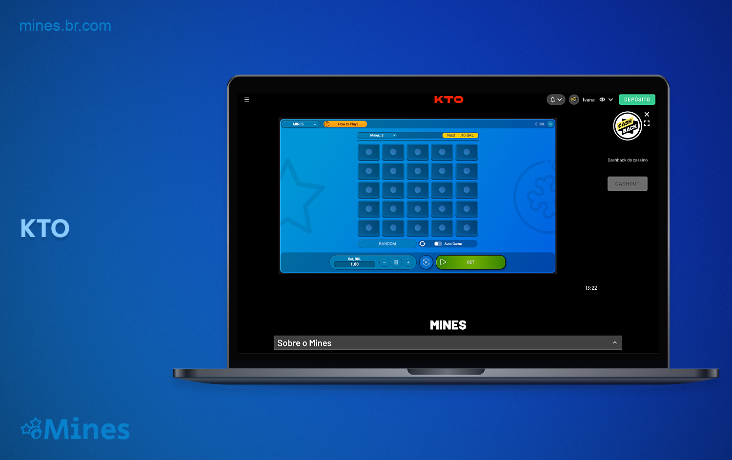 O KTO é um cassino on-line popular no Brasil, onde os usuários podem jogar Mines on-line