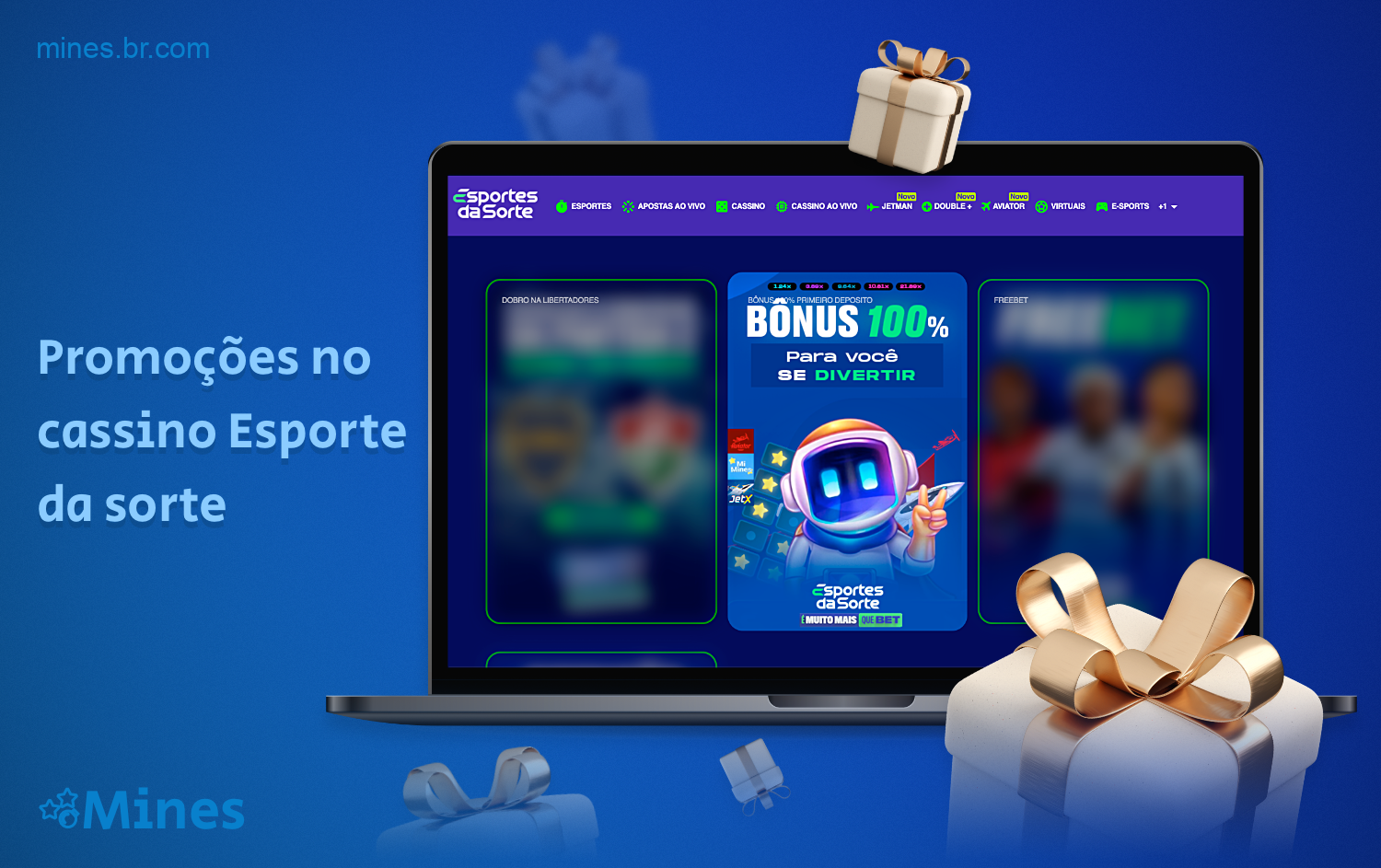O cassino online Esporte da sorte tem um bônus de boas-vindas para novos jogadores do Brasil