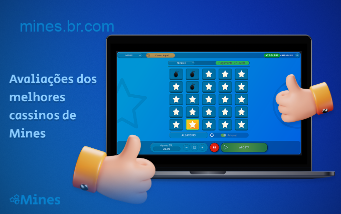 Você pode jogar Mines no Brasil nos melhores sites de cassino on-line