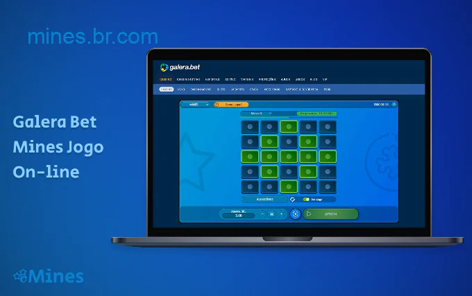 Usuários brasileiros podem jogar Mines no cassino online GaleraBet